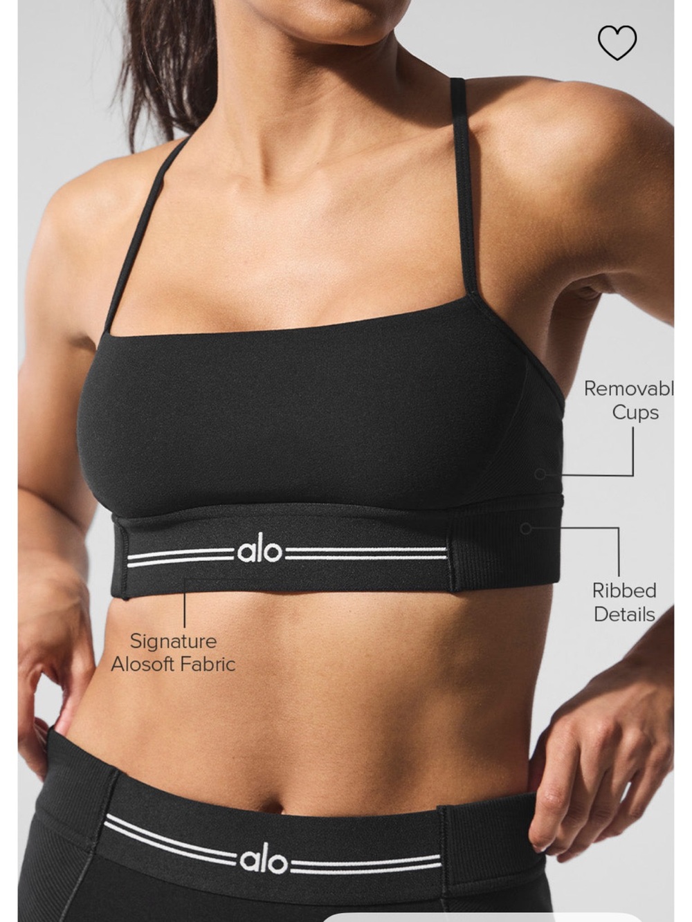 ALO Alosoft Relay Bra NWT